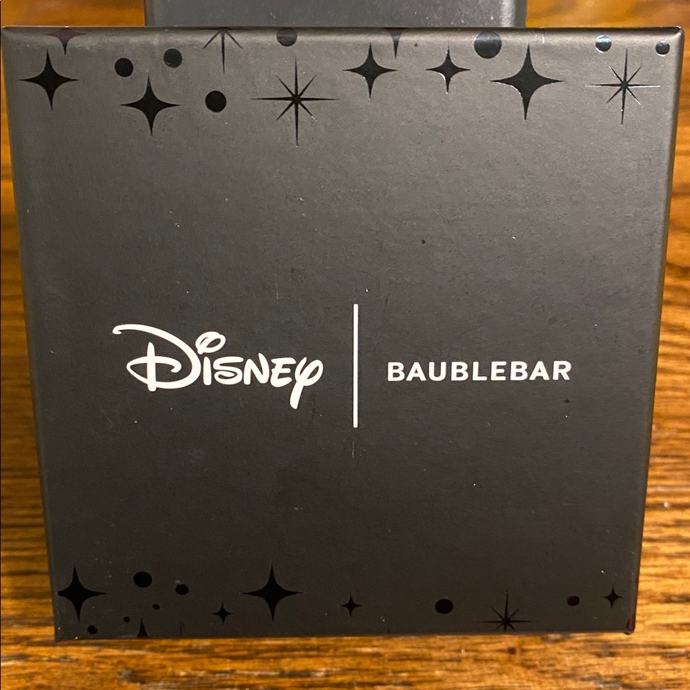 BaubleBar Disney Villains Evil Queen Earrings Black & Gold - Picture 3 of 4